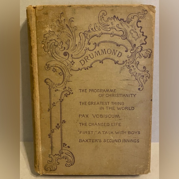 Adresses By Henry Drummond 1892 Autherized Edition Hardcover